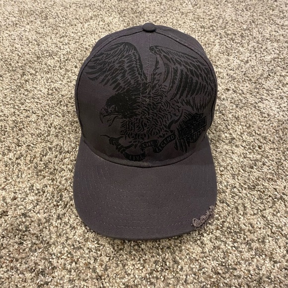 Harley-Davidson Other - Harley Davidson 59Fifty Hat Fray Distressed Eagle